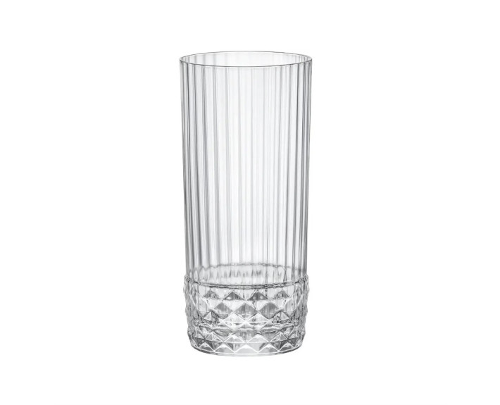 Набір склянок високих Bormioli Rocco America'20s Long Drink, 400мл, h158мм, 6шт, скло, прозорий