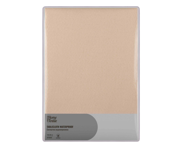 Скатерть Ardesto Waterproof 140х180см, 100% полиэстер, айвори