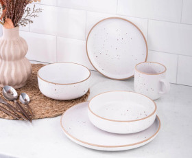 Салатник Ardesto Midori, 700мл, 16см, кераміка, білий