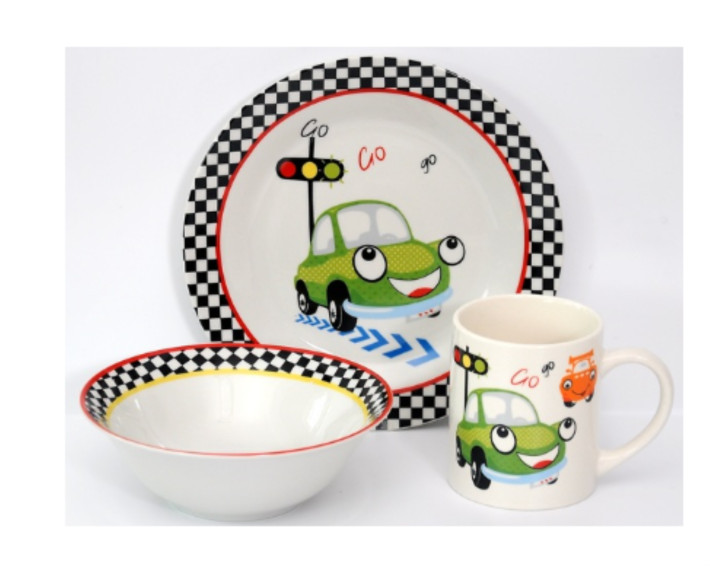 Набір посуду дит. LIMITED EDITION FUNNY CAR 3 пр.