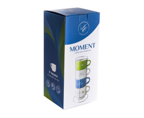 Чашка LIMITED EDITION MOMENT /набір/4х345 мл на мет.підст.