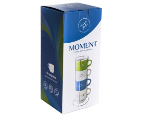 Чашка LIMITED EDITION MOMENT /набір/4х345 мл на мет.підст.