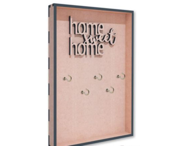 Ключниця Home sweet home в асортименті