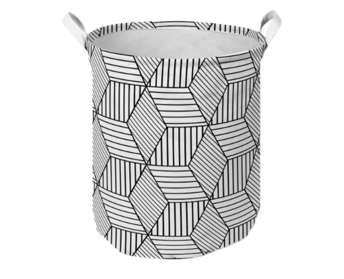 Корзина IDEA HOME TC-38 круг. ткан. Geometry 35x45 см