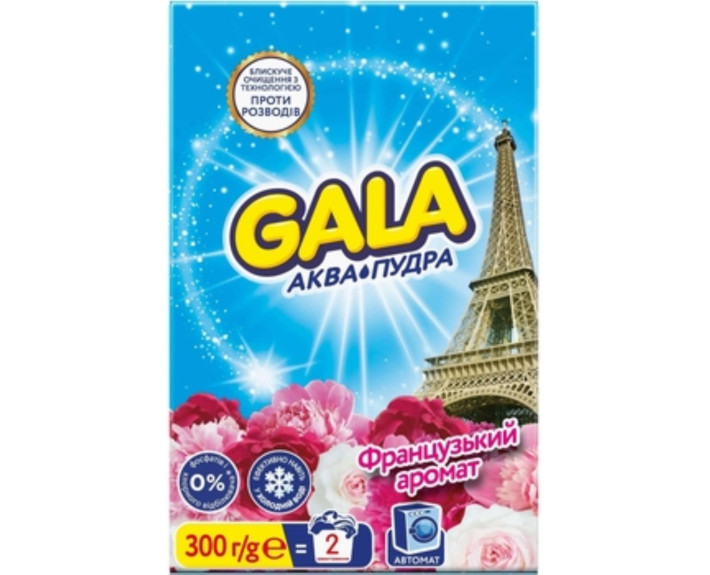 Порошок Автомат СМЗ Аква-Пудра Франц. аром. 300г GALA