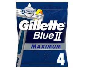 Бритви одноразовi 4шт GILLETTE BLUEII Maximum