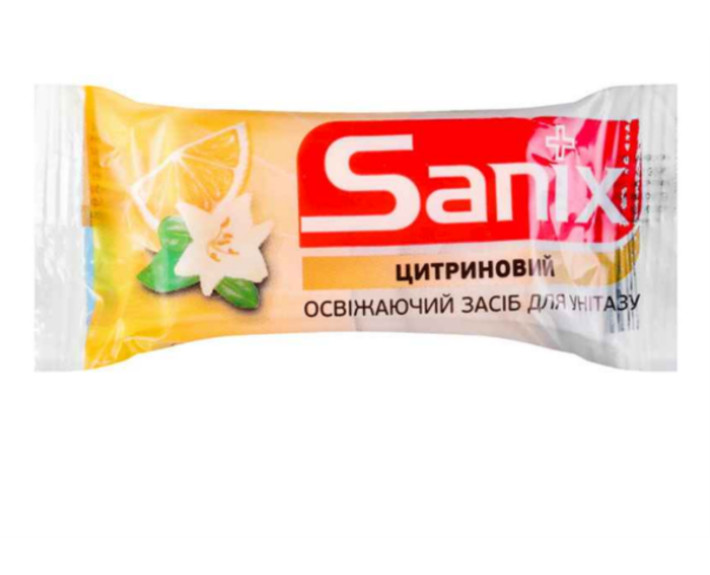 Освіжаючий засіб д/унітазів 35гЦитриновий, Sanix