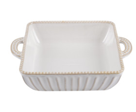 Форма скляна Limited Edition ALLEGRA BIEGE квадрат.(26.5X22X5.5 см)