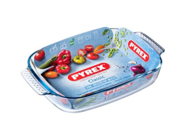 Форма скляна PYREX Classic  прямоуг. 35х23х6см (2.7л)