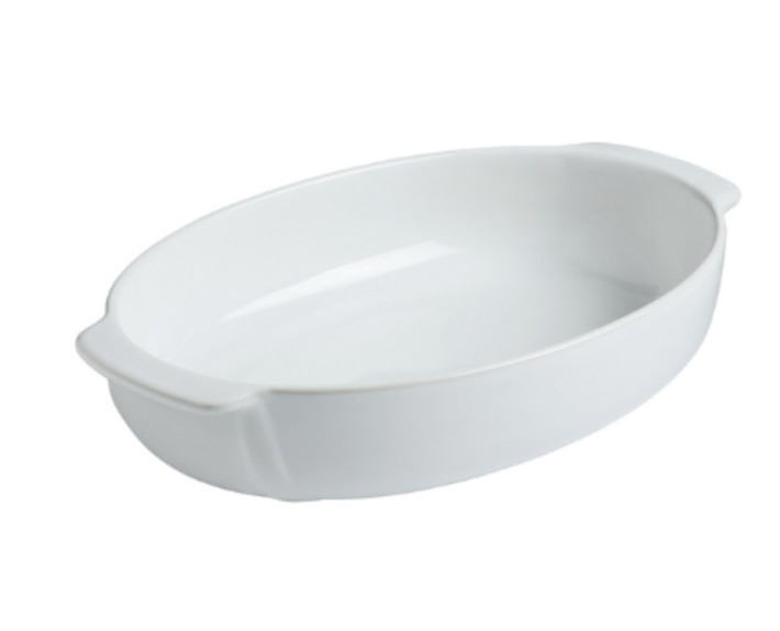 Форма для запікання PYREX SIGNATURE 30x20 см /овальна/керам/білий