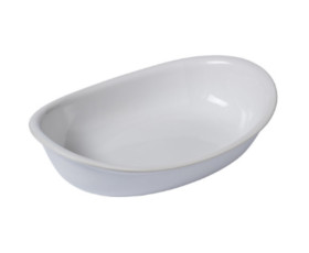 Форма  PYREX Supreme white форма керам овал 31х21см