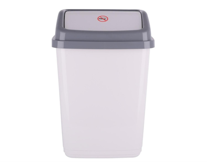 Корзина д/сміття VIOLET HOUSE 0100 WHITE з/кр.10 л