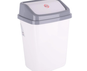 Корзина д/сміття VIOLET HOUSE 0100 WHITE з/кр.10 л