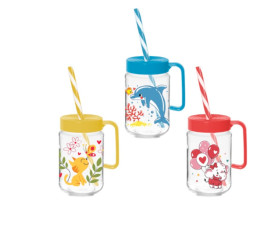 Чашка HEREVIN Decorated Mug - Mix DCE /370 мл, скл. с труб.