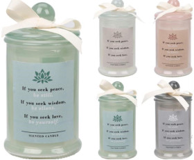 Свічка ароматична в склі SCENTED в ас-ті,ТМ Koopman,Нідерланди