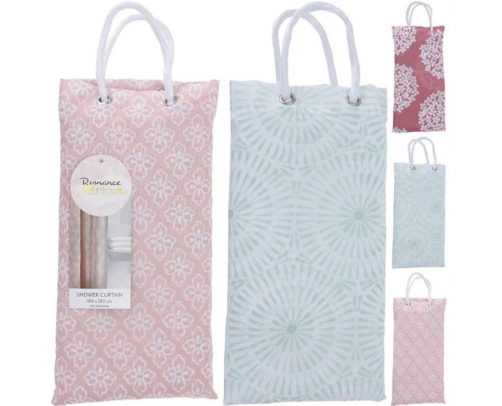 Шторка для ванни SHOWER CURTAIN 180х180см,ТМ Koopman,Нидерланды