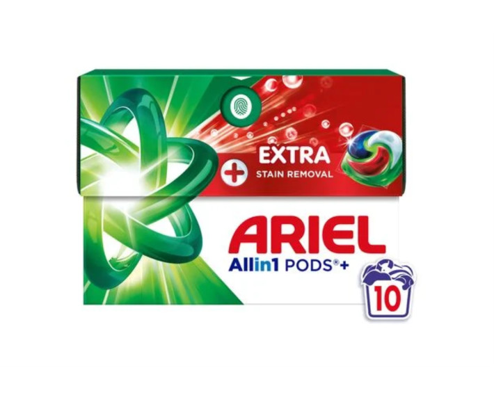 Гель Авт СМЗ рідкий в розчиних капсулах Екстрасила очищення 10*24.5 г ARIEL