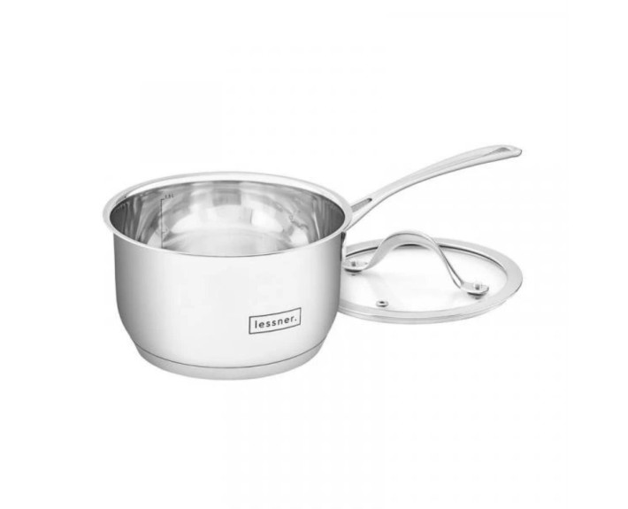 Ківш Lessner з корозійностійкої сталі з кришкою 1,6л 55877-16s