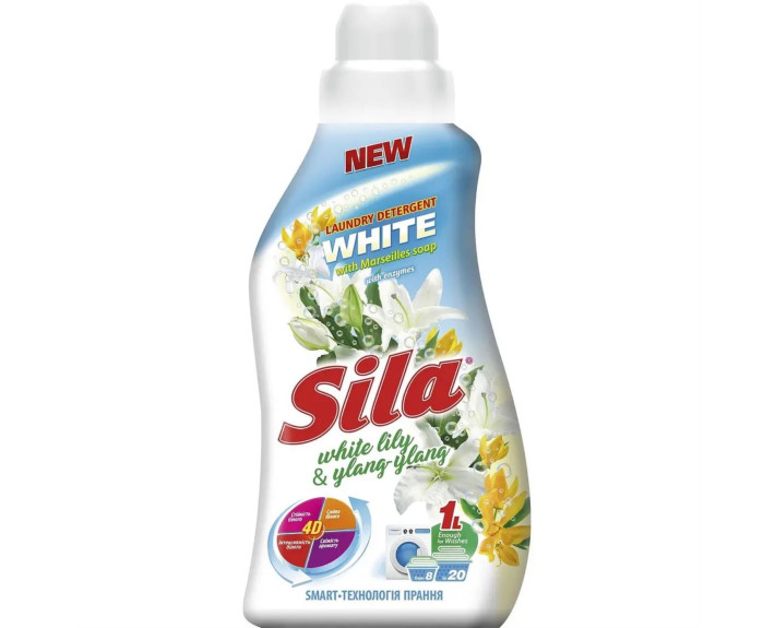 Засіб д/прання White (бут) / 1л Sila