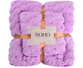 Набір рушників 35*75+70*140 см, мікроф.  Sote Lilac SOHO
