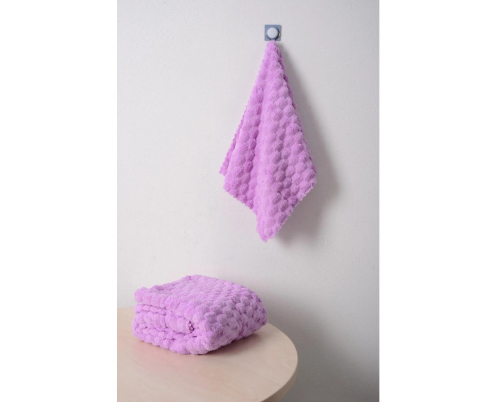 Набір рушників 35*75+70*140 см, мікроф.  Sote Lilac SOHO