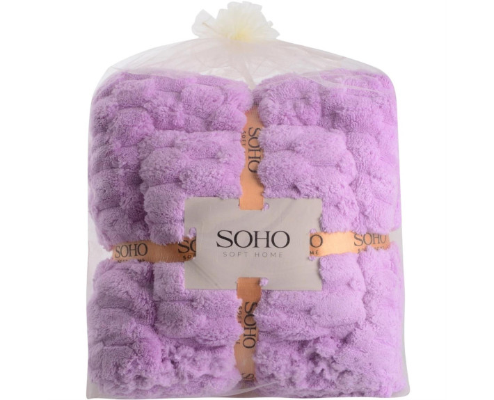 Набір рушників 35*75+70*140 см, мікроф.  Sote Lilac SOHO