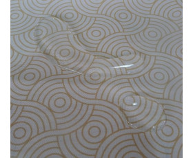 Скатертина SOHO 140*180 см Сircles Cream