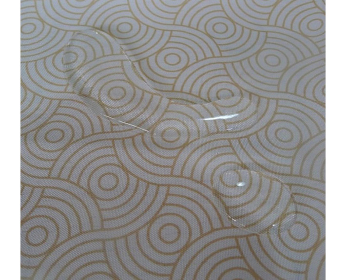 Скатертина SOHO 140*180 см Сircles Cream