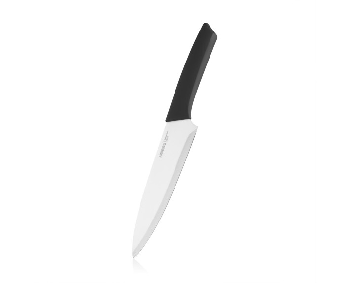 Кухонний ніж кухарський Ardesto Gemini Gourmet, 20см, нержавіюча сталь, пластик, чорний