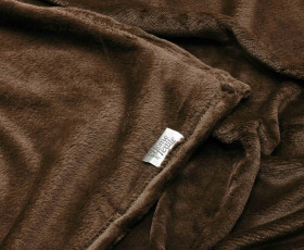 Плед Ardesto Flannel 160х200см, 100% поліестер, коричневий