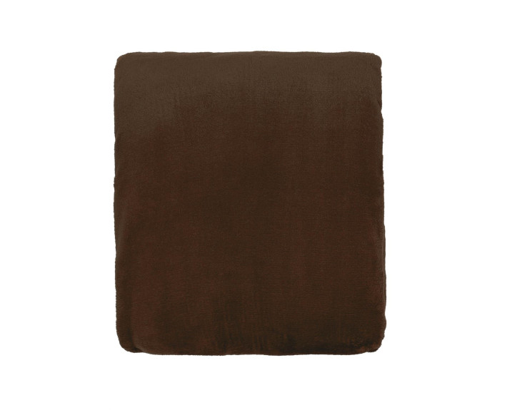Плед Ardesto Flannel 200х220см, 100% поліестер, коричневий