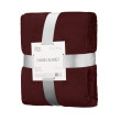 Плед Ardesto Flannel 160х200см, 100% поліестер, бургунді