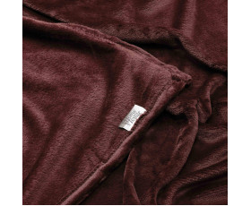 Плед Ardesto Flannel 200х220см, 100% поліестер, бургунді