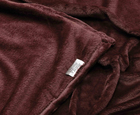 Плед Ardesto Flannel 200х220см, 100% поліестер, бургунді