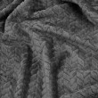 Плед Ardesto Jacquard Braid 200х220см, 100% поліестер, сірий