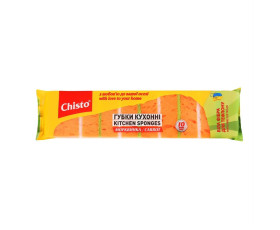 Губка кухонна 10 шт Морквинка Chisto