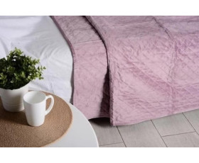Покривало 200*220 см VELVET Dutch Romb Lavander SOHO