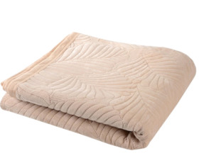 Покривало 200*220 см VELVET Light Brown SOHO