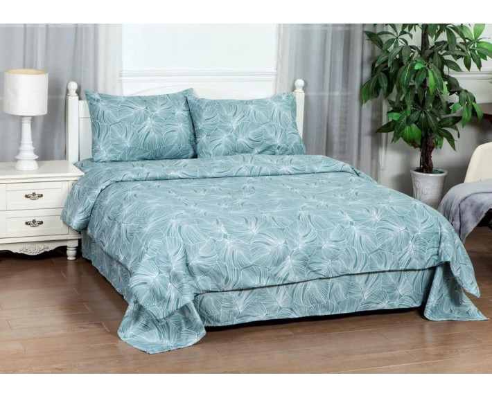 Комплект пост.білизни Євро 200*220 Flora Green SOHO