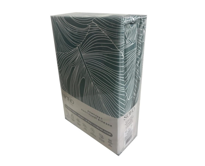Комплект пост.білизни Євро 200*220 Flora Green SOHO