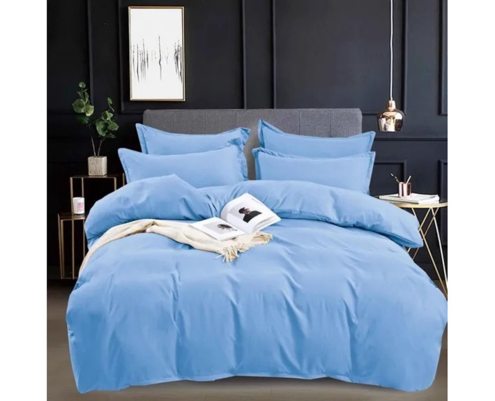 Комплект пост.білизни Євро Elle 200*230 SOLO Blue SOHO