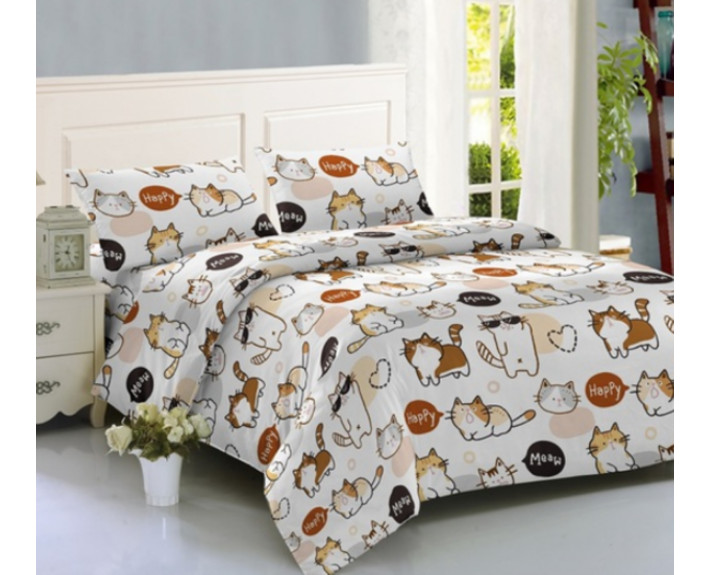 Комплект пост.білизни Полуторний 150*200 Cats SOHO
