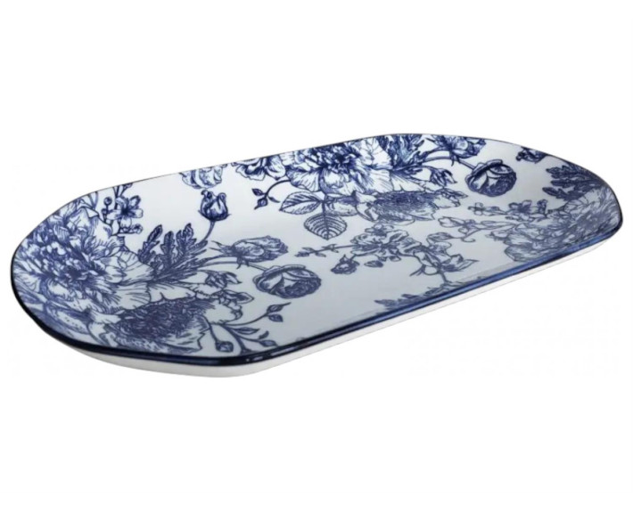 Блюдо LIMITED EDITION BLOSSOM BLUE /30 см/овал