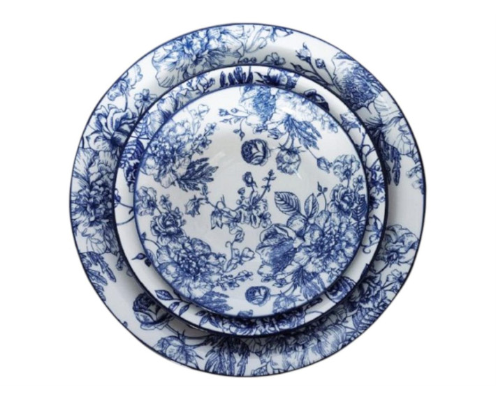 Тарілка LIMITED EDITION BLOSSOM BLUE /20 см (0,8л)/суп.