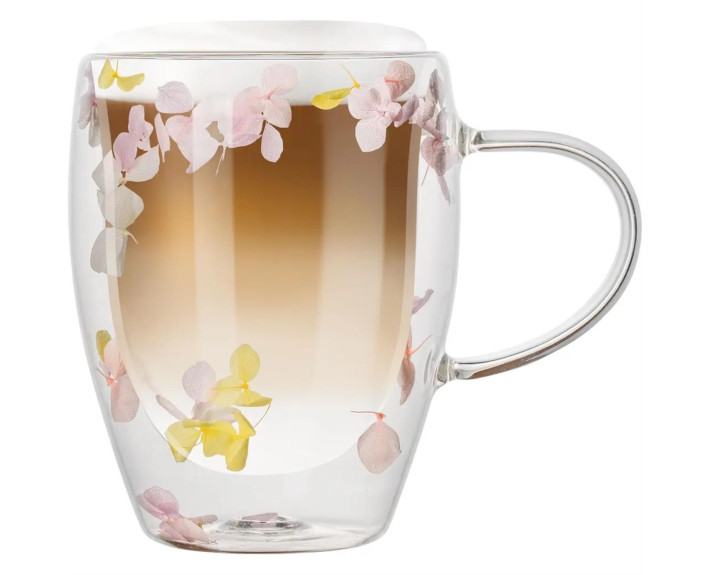 Чашка RINGEL Guten Morgen Blume подвійна стінка 350 мл 1