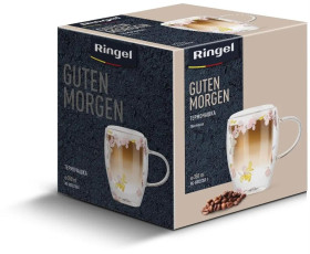 Чашка RINGEL Guten Morgen Blume подвійна стінка 350 мл 1