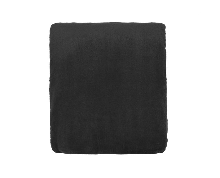 Плед Ardesto Flannel 160х200см, 100% поліестер, чорний