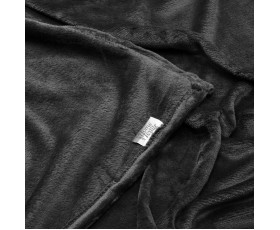 Плед Ardesto Flannel 160х200см, 100% поліестер, чорний