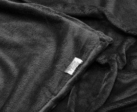 Плед Ardesto Flannel 160х200см, 100% поліестер, чорний