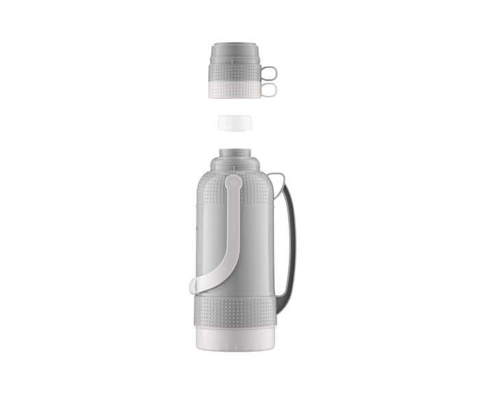 Термос Ardesto Gemini Gourmet, 3200мл, пластик, боросилікатне скло, сірий